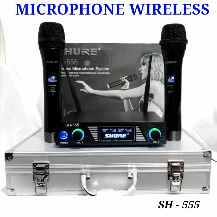 Microphone Wireless Shure SH-555