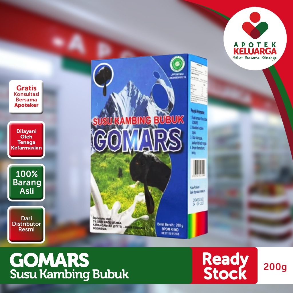 

Gomars Susu Kambing Etawa #Susukambing - APOTEK RESMI