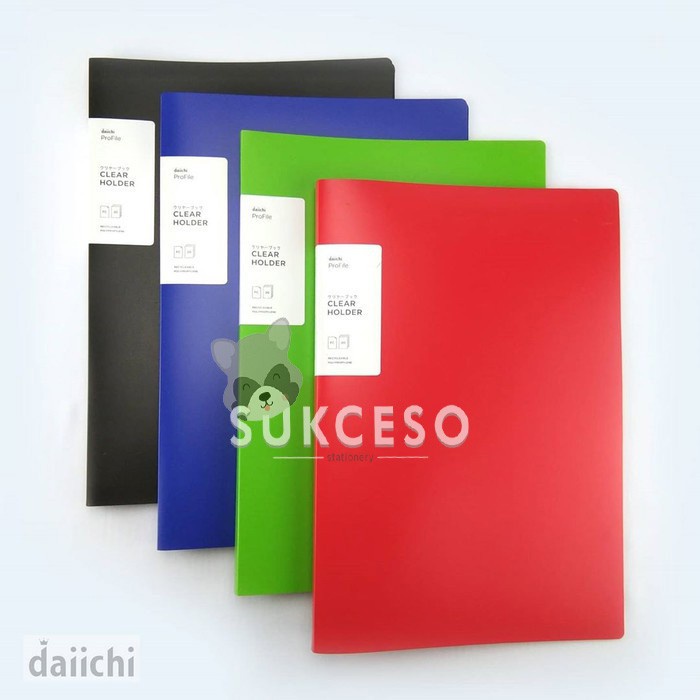

Ready Daiichi Clear Holder A4 40 Pocket / Map Dokumen Berkulitas Original