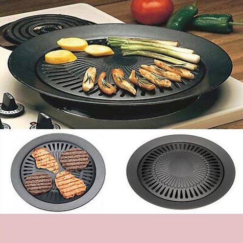 Promo Smokeless Bbq Grill Pan Bulat Kompor High Quality / Ultra Grill Alat Panggang / Panggangan Por