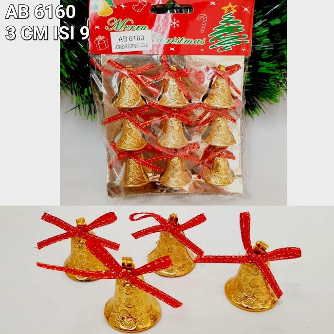 

Big Sale Dekorasi Lonceng Kecil Isi 9 Hiasan Pohon Bell Kado Parcel Natal Murah Berkualitas