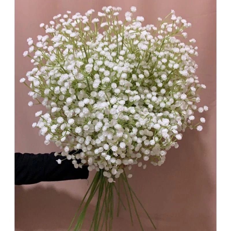 Bunga Baby Breath Panjang Putih Dekorasi Hiasan Buket Pelaminan Bunga Buket Bunga Dekorasi Bunga Tun