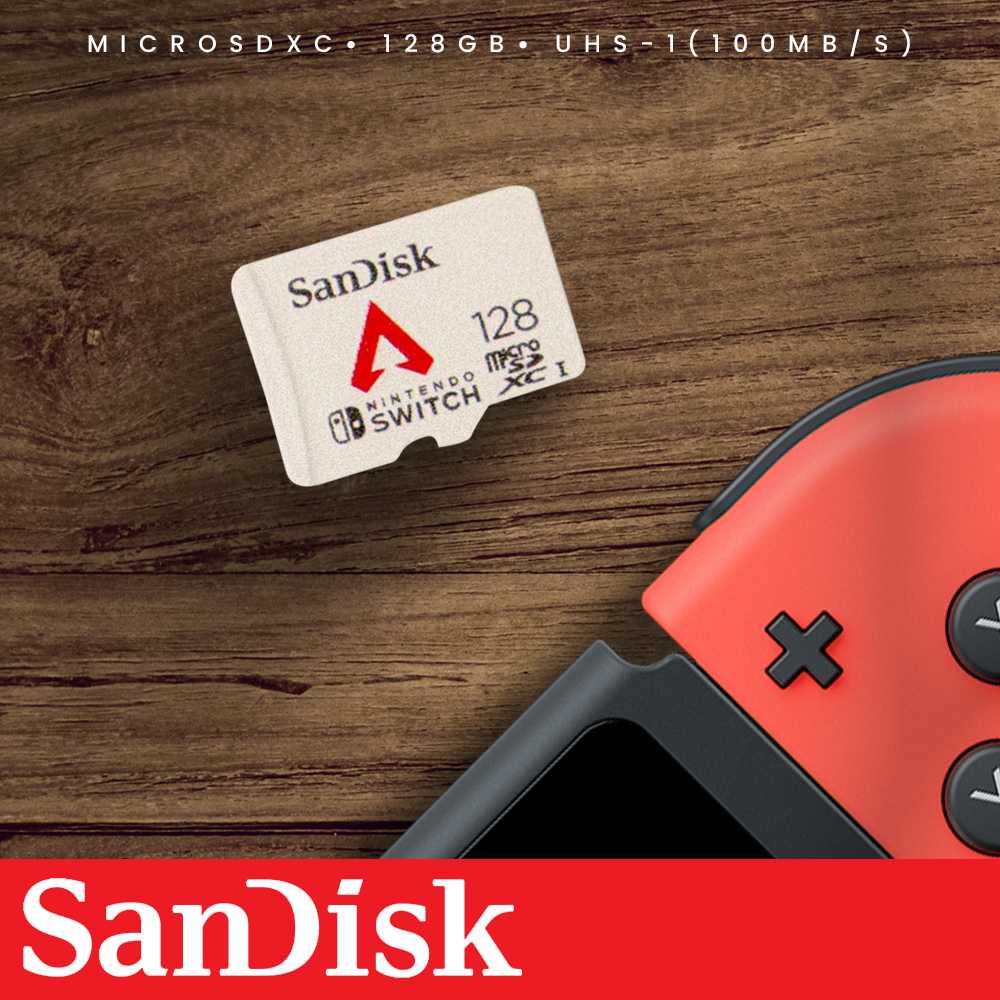 SanDisk microSDXC 128GB UHS-1 untuk Nintendo Switch - SDSQXAO