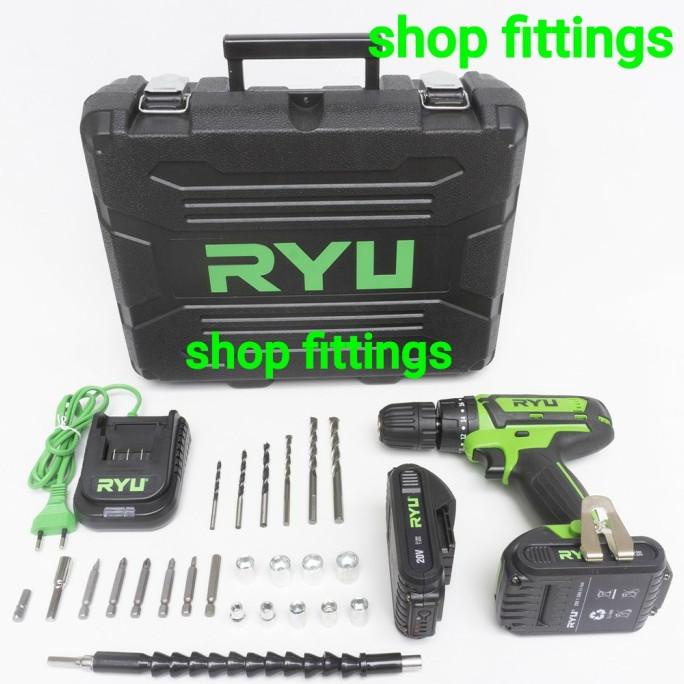 Ryu Rci20V Bor Beton Baterai Cordless Hammer Drill 20 Volt By Tekiro