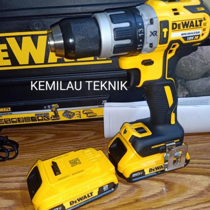 Cordless Hammer Drill 18V Xr Dewalt Bor Tembok Dcd796