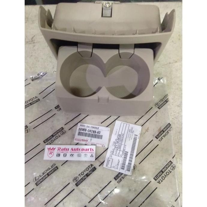 PANEL CONSOLE BOX BELAKANG TEMPAT GELAS TOYOTA FORTUNER INNOVA LAMA