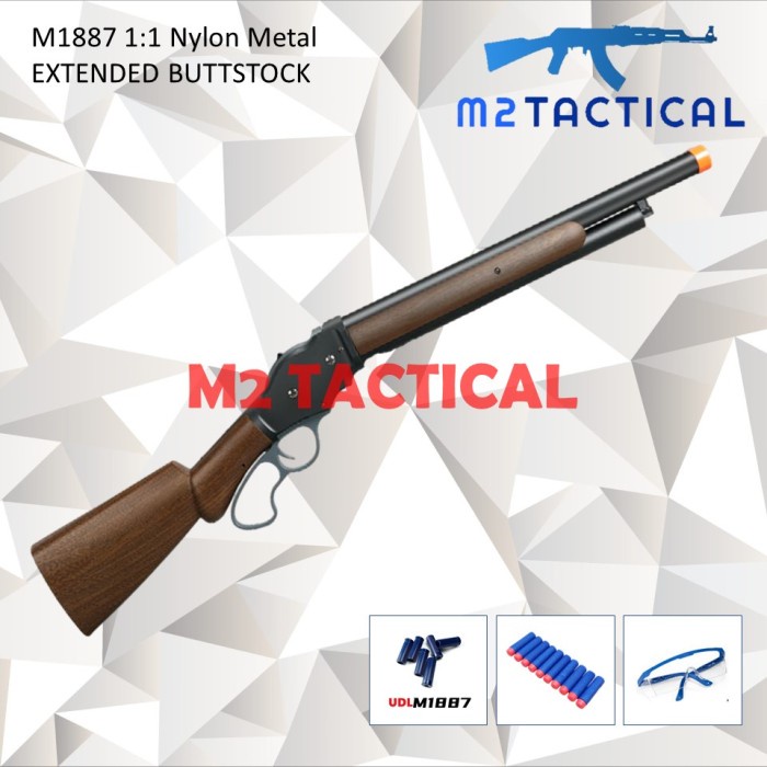 Udl Winchester M1887 Shell Ejecting Nerf Blaster / Terminator Nerf Ready