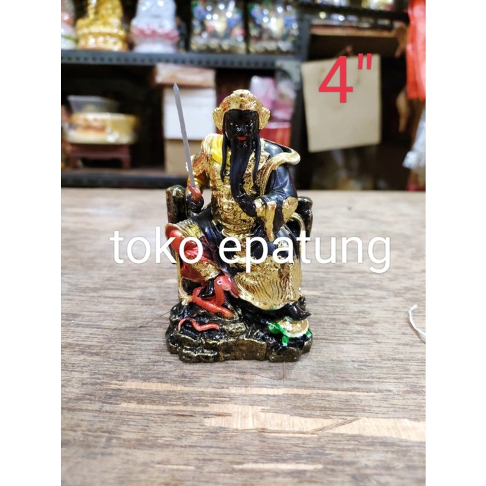 patung hian tian shang ti hian tien siong tek kong 4 inch fiber