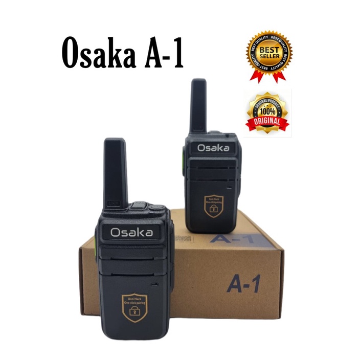 Ht Osaka A1 Mini / Walkie Talkie Jarak Jauh Anti Air Garansi