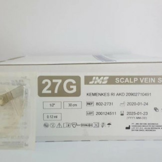 JMS Wing Needle/Scalp Vein Set 27G ORIGINAL (1 Box/100 Pcs) -Tatasie