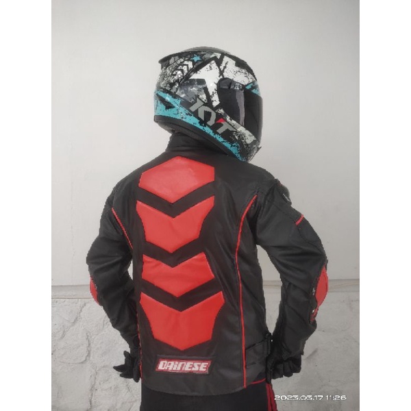 Jaket Motor Touring Original DNS Kulit Sintetis PL