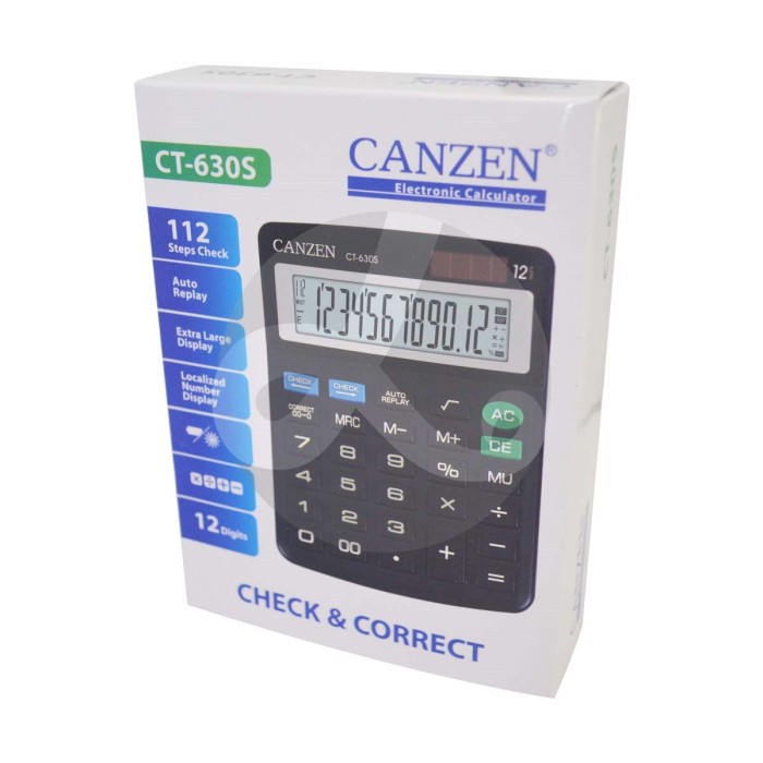 

ELECTRONIC CALCULATOR CANZEN CT-630S kalkulator canzen CT 630 S