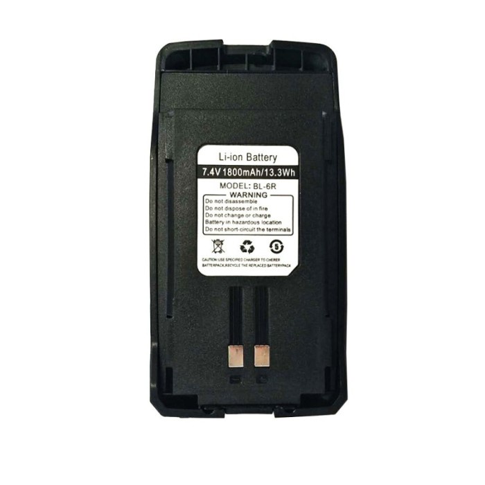 Baterai Ht Uv-6R 1800Mah Lithium Pofung Uv6R Uv6 Bl-6R