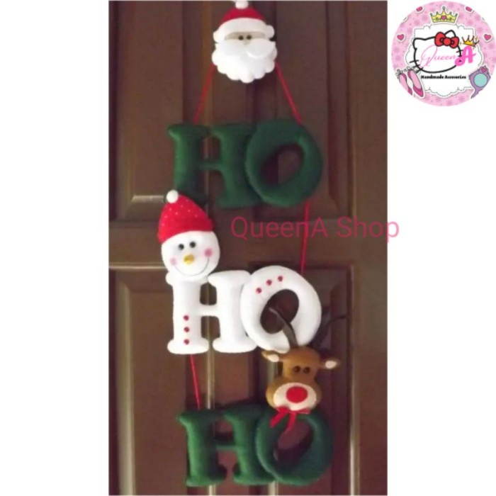 gantungan natal/hiasan dinding/ hiasan pintu /dekorasi natal/natal
