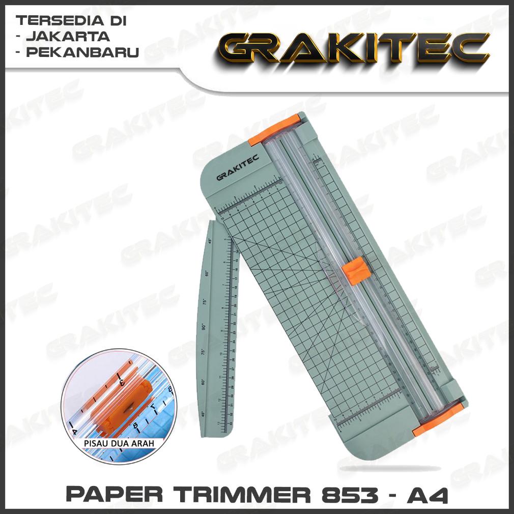 

Original Paper Trimmer 853 A4 29.7 CM / Alat Pemotong Kertas GRAKITEC Terlaris