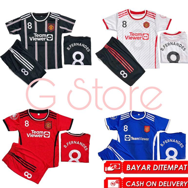 Original BISA COD / JERSEY BOLA MAN.UTD / SETELAN BAJU BOLA MU ANAK TERMURAH / TERBARU 2022-2023 Ter