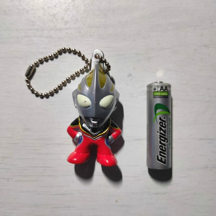 ultraman gaia original figure keychain ultra pose gantungan kunci telorayampuyuh