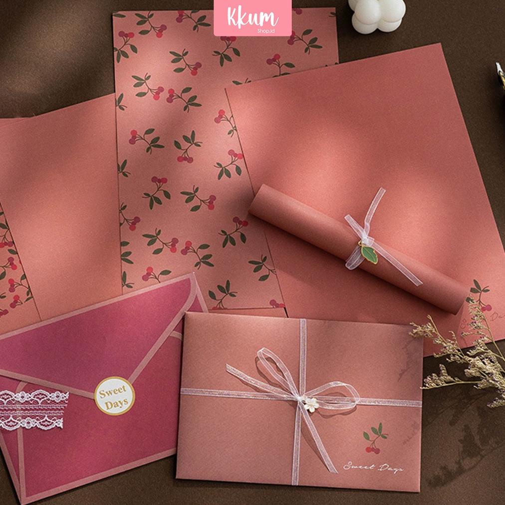 

Original 12 PCS Kertas surat ucapan/ Letter set aesthetic/ kartu ucapan ulang tahun birthday korean Terlaris