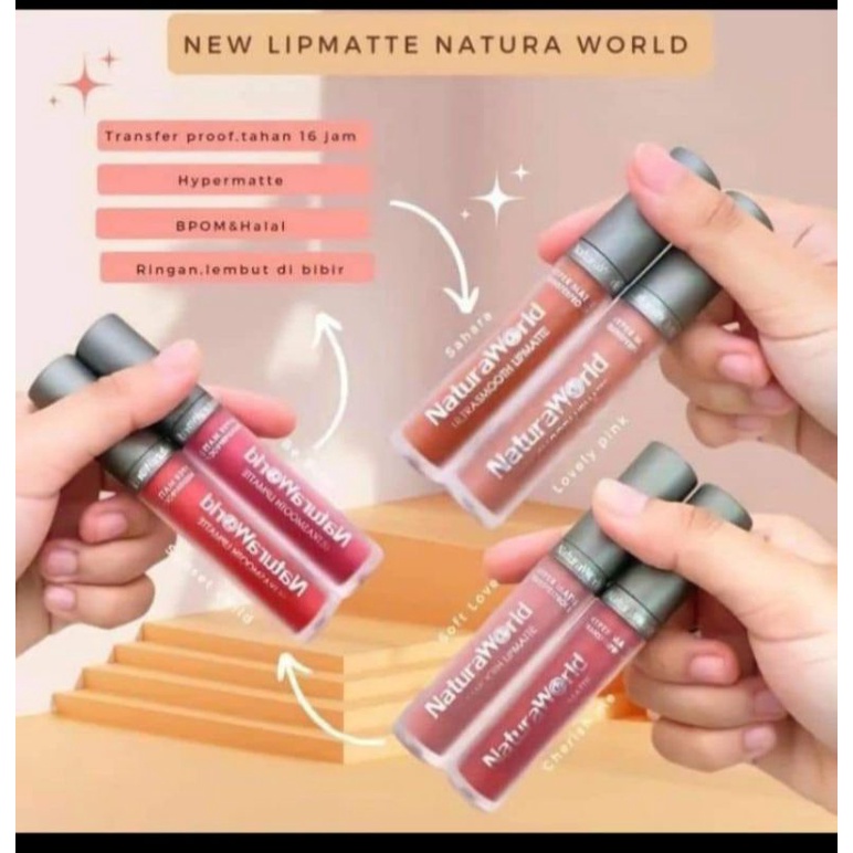 LIPSTIK NATURA WORD 100% ORIGINAL TERMURAH TERLARIS
