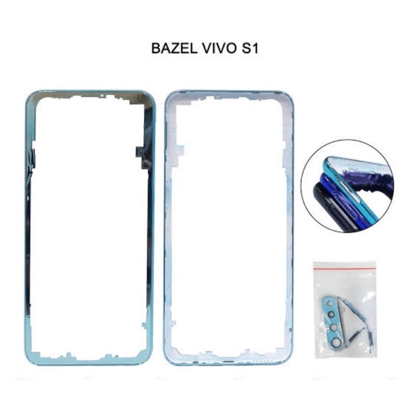 BEZEL TULANG SAMPING VIVO S1 FULLAET TOMBOL