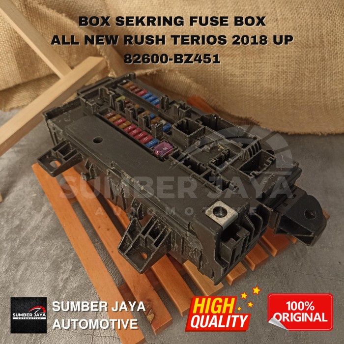Box Sekring Fuse Box All New Avanza Xenia 1300 2021 up 82600-BZG40 star