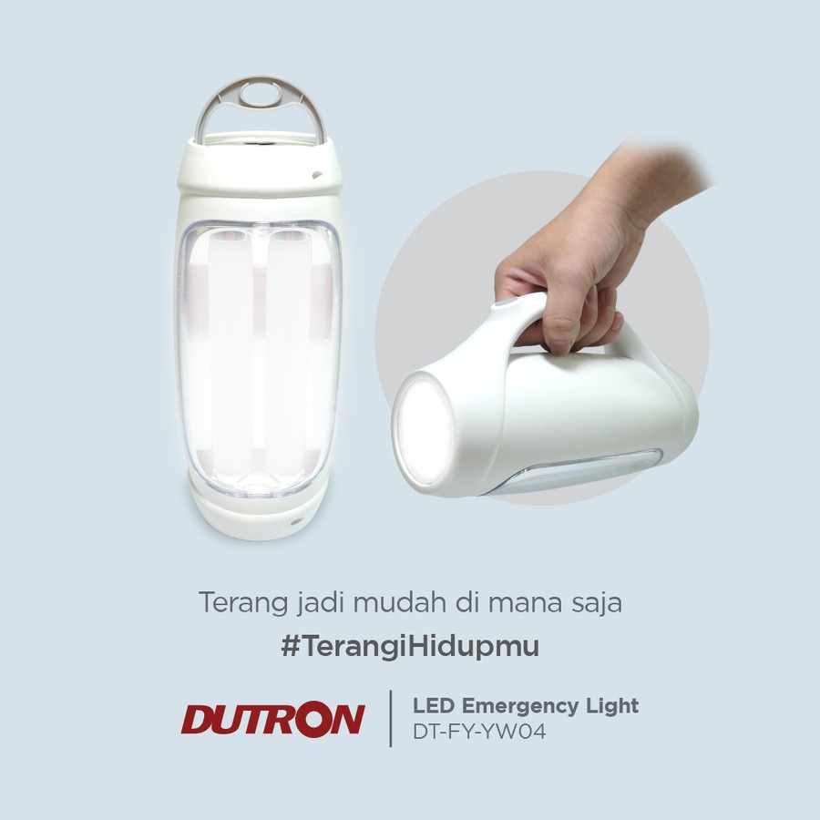 Senter Led Emergency Dutron / Lampu Darurat Portable Dutron Dt-Fy-Yw04