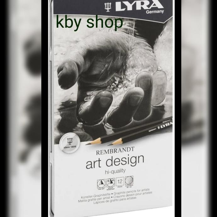 

Lyra Rembrandt Art Design Sketching Pencils - Gift Tin Of 12 Kode 152