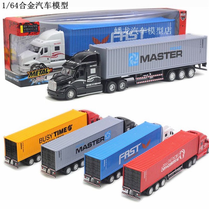 Promo Mainan Diecast Truck Container/Truk Kontainer/Truk Tangki/Trailer