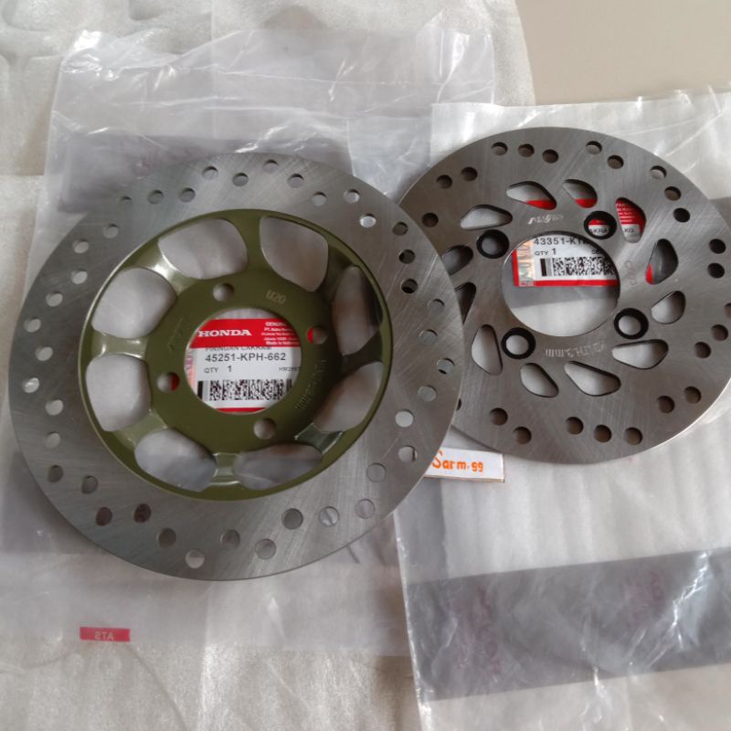 Piringan Cakram Depan Belakang Honda Supra X 125 (Sun Star)