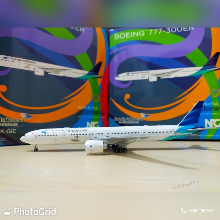 GARUDA INDONESIA BOEING 777-300ER PK-GIE NG MODEL 1:400