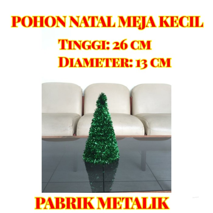 Pohon Natal Meja Kecil / Pohon Natal Murah