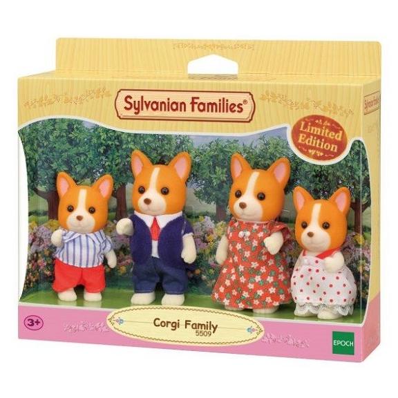 Mainan Koleksi Anak Sylvanian Families Corgi Family Limited Edition