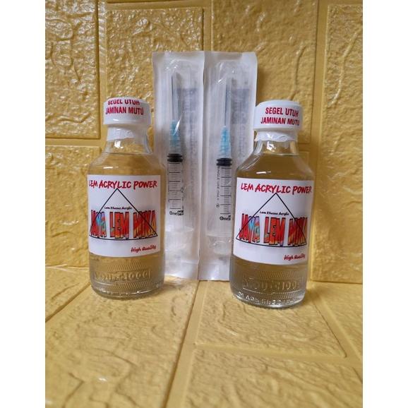 

Terjangkau Lem akrilik/Acrylic 150 ML+suntikan .,