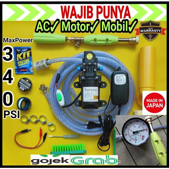 TERMURAH ALAT MESIN CUCI MOTOR MOBIL AC HEMAT LISTRIK X 