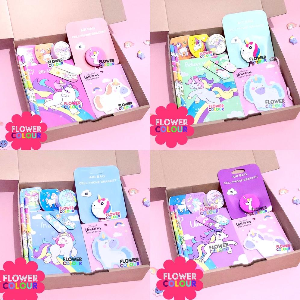 

Termurah Paket Alat Tulis Unicorn | Kado Ulang Tahun Anak | Hampers Ulang Tahun Original