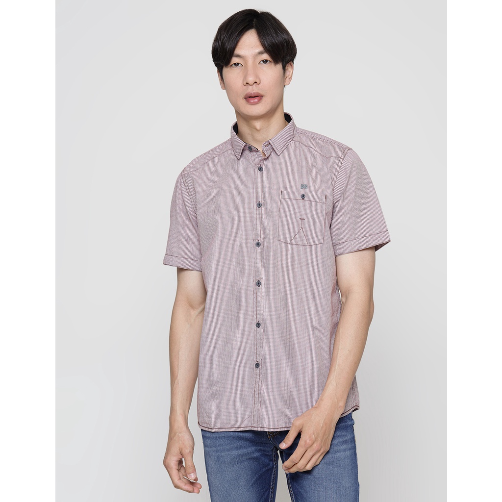 Lgs Kemeja Casual Pocket Pria 118282002