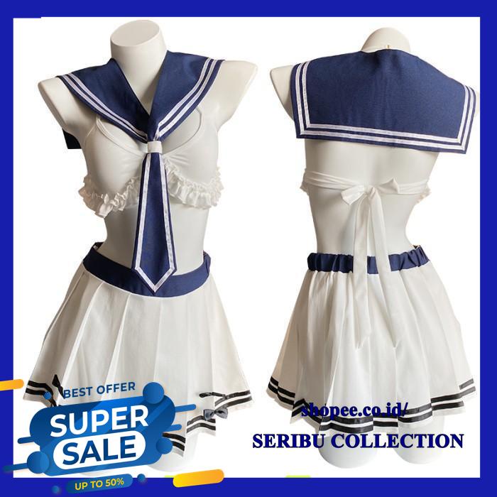 LINGERIE SEXY HOT HOLLOW COSPLAY SERAGAM PLEATED SKIRT LINGERIE  BEST SELLER