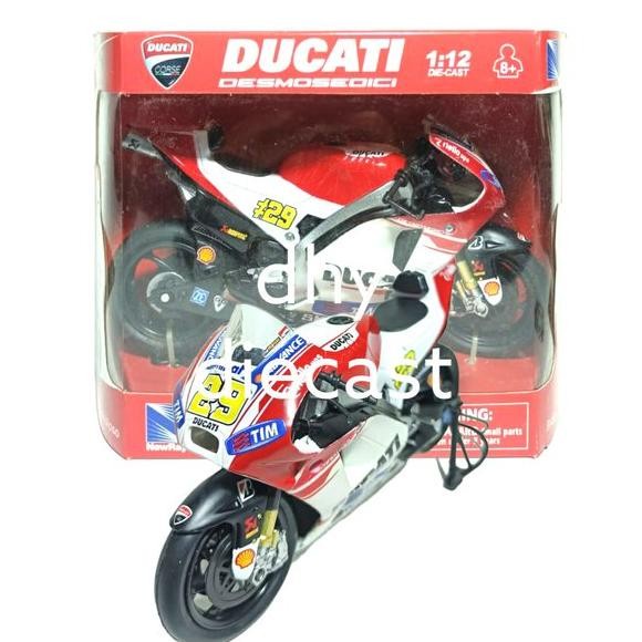 HOT SALE MINIATUR MOTOR GP DUCATI ANDREA IANONE 1:12 TERLARIS