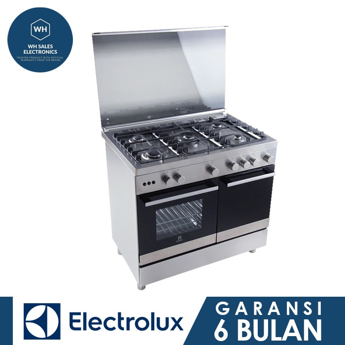 Ready Electrolux Kompor With Oven Free Standing EKG9686X Grade B Clearances
