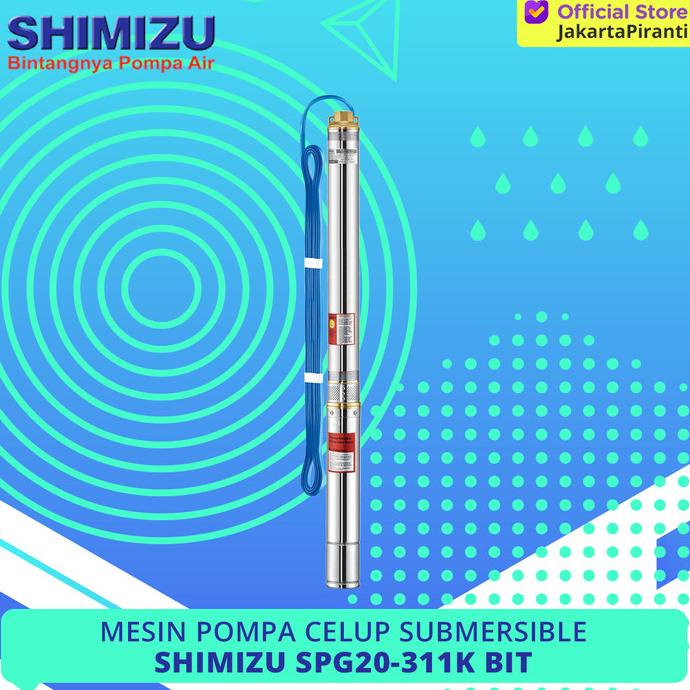 Mesin Pompa Air Submersible Satelit Sibel Shimizu SPG20-311K BIT