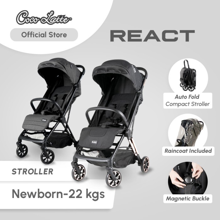 COCOLATTE STROLLER 2577 REACT ULTIMATE AUTOFOLD