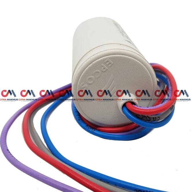 Kapasitor Mesin Cuci Capasitor 4 Kabel 3 Dan 11 Uf Sharp Epcos A209