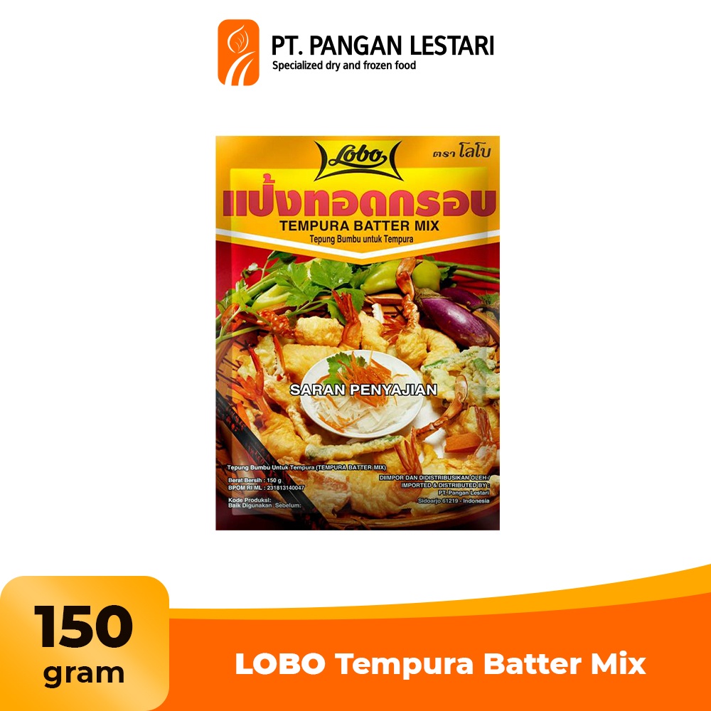 

LOBO Tepung Tempura Batter Mix 150 gr