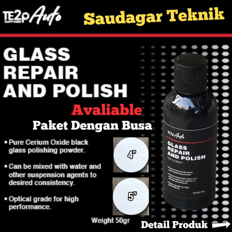 Cerium Oxide Poles Kaca Mobil Ghilang Baret Dan Jamur