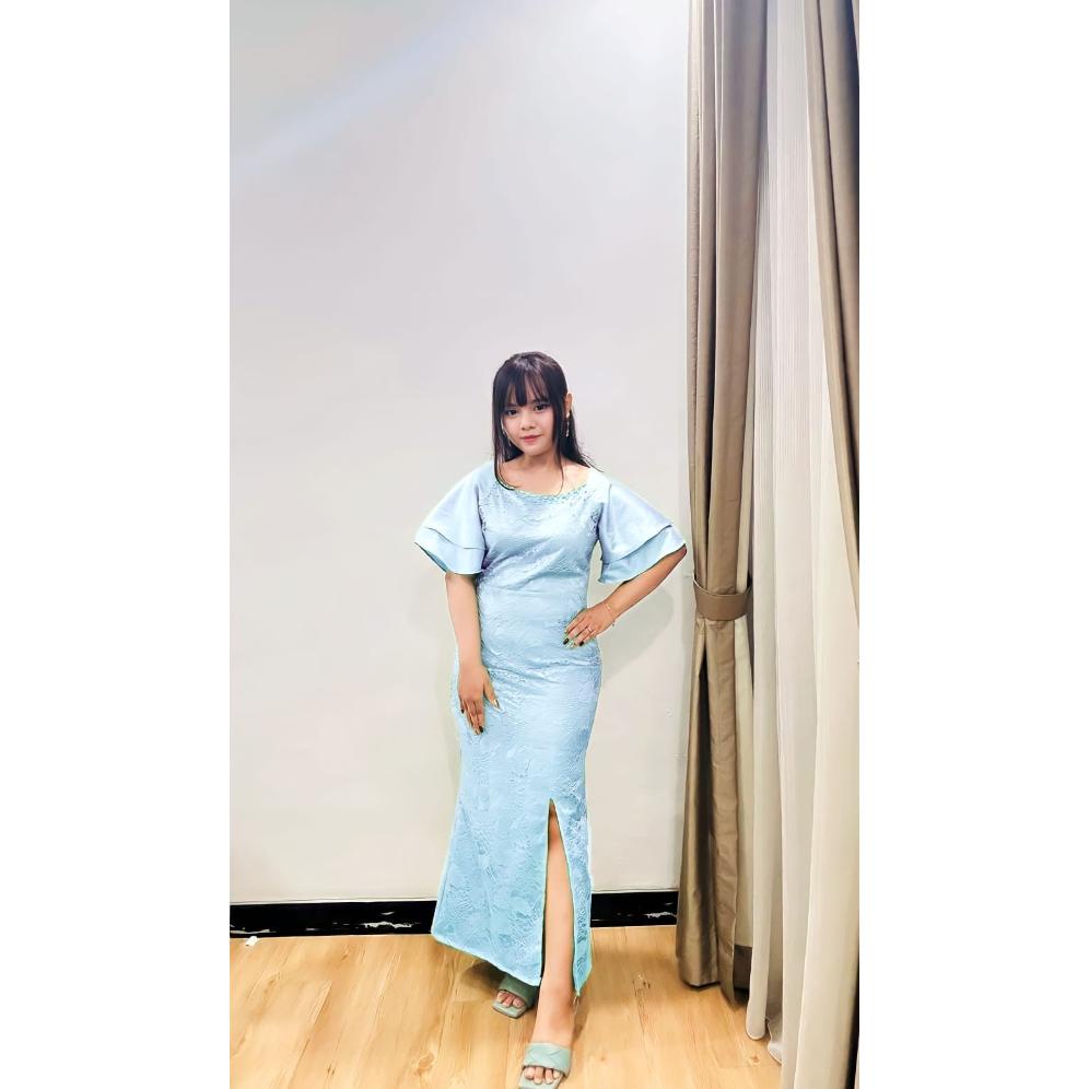 PROMO  Feodora fashion / dress meyrolind kebaya / gaun pesta terbaru / dress party / dress natal pre