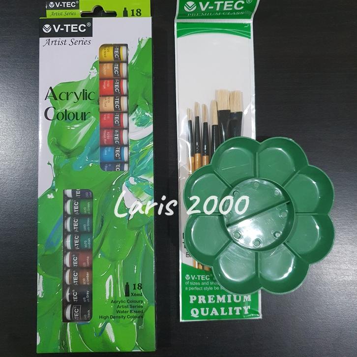

Murah Cat Akrilik + Palet Lukis + Kuas Sale