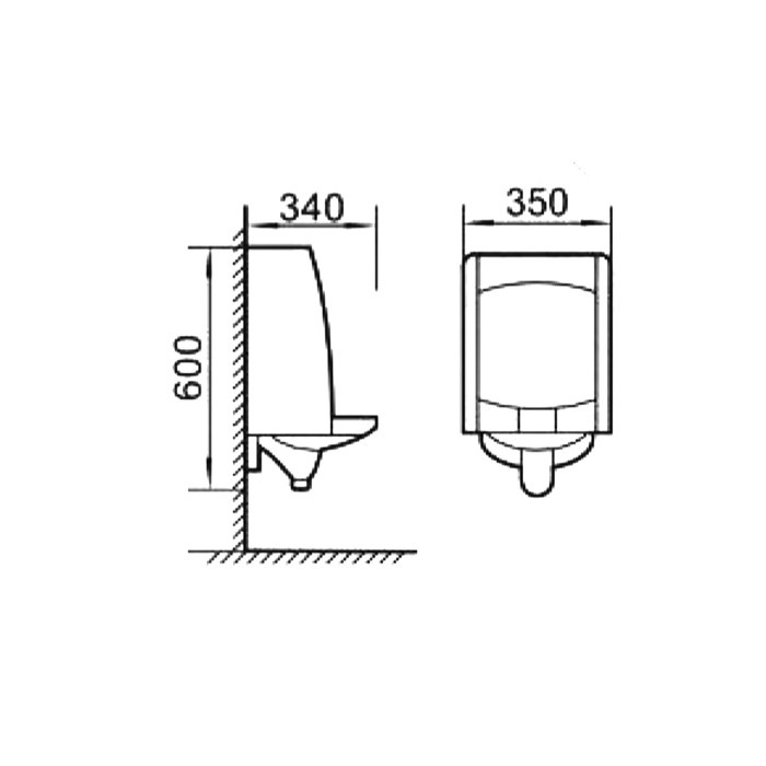 New Urinal / Urinoir Closet Kloset Toilet Berdiri Icepol Kw1 Ic 228 White Terbatas