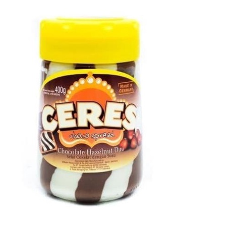 

Selai Coklat Roti | Ceres Choco Spread Hazelnut Duo 350