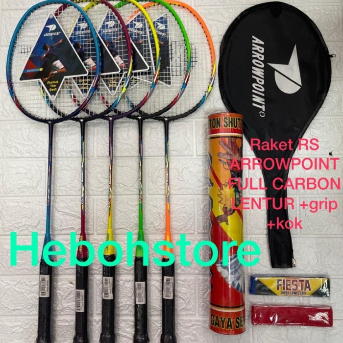 Raket Rs Arrowpoint Galaxy Full Carbon 10/20/30/50/60 +Lengkap (Kok ) Terpopuler