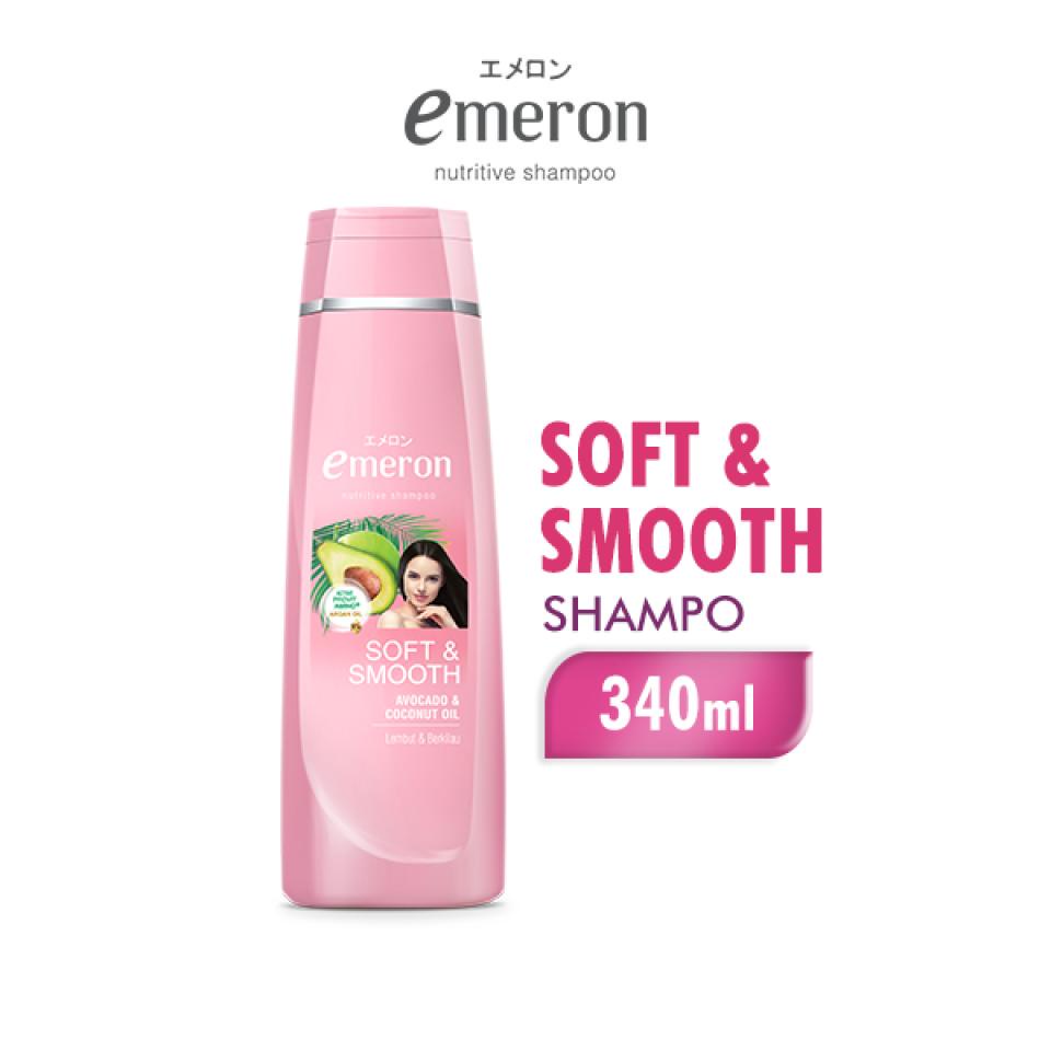 Emeron Shampoo Soft & Smooth Botol 340 ml